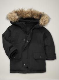 GAP~BOYS 2011 BLACK WARMEST SNORKEL JACKET COAT~4 4T~NWT  