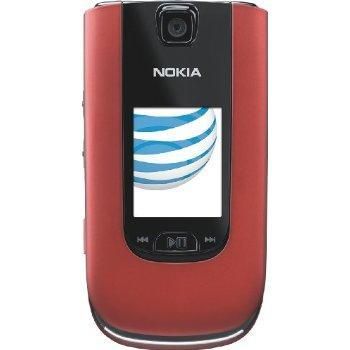   Nokia 6350 Red SIMPLE EASY BASIC FLIP PHONE NO CONTRACT POOR COSMETICS