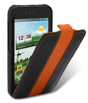 Melkco Premium Leather Case for LG Optimus Black P970 Jacka/Black 