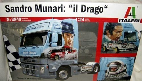 italeri 1/24 VOLVO FH 16 SANDRO MUNARI C/O SHOW TRUCK  