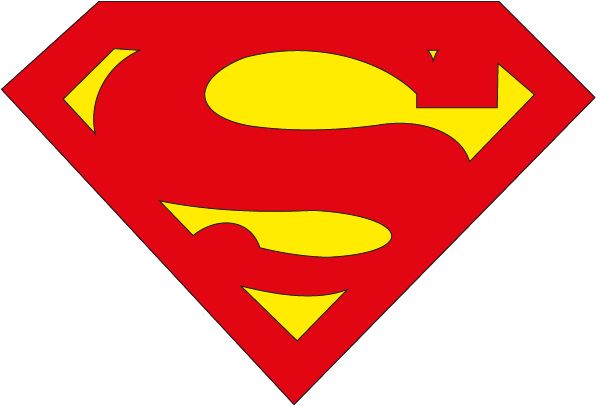 Superman Logo Decal Vinyl Sticker DC Comics 6 x 8.5 Medium  