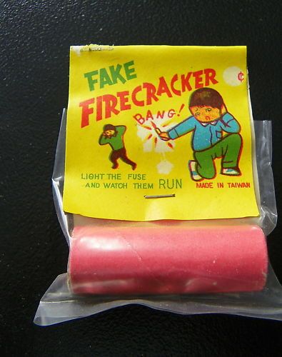 DIME STORE FAKE FIRECRACKER PRANK  