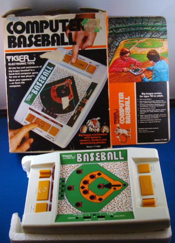 VINTAGE TIGER COMPUTER BASEBALL TABLETOP ARCADE GAME  