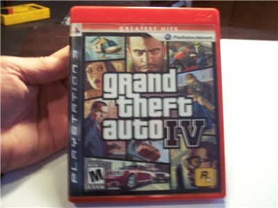 playstation 3 game grand theft auto IV in good shape no scratches 