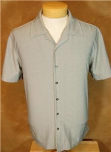 PHILLIPE MARCEL, CLUB/ LOUNGE SHIRT, GRAY, sz L, EXC  