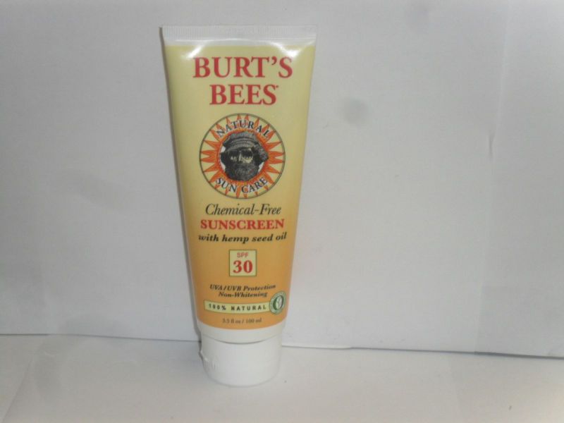 Burts Bee Sunscreen SPF 30 3.5oz UVA/UVB protection  