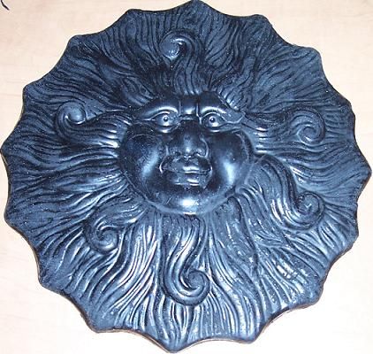   plaster Flaming Sun 10 Stamp Texture Mat Inlay BORDER ART New  