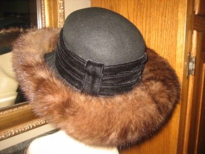 Medium Russian Sable Fur Hat for Coat Jacket #503s  