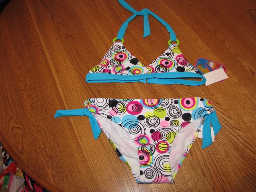   Waves 14 girls 2 piece Bikini swim suit Bathing B571048 NWT*^  
