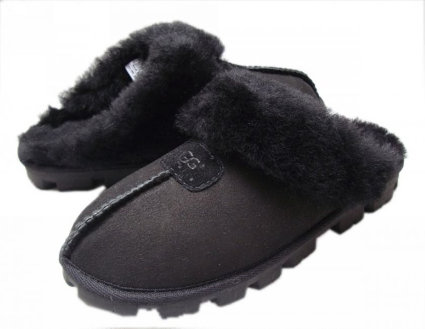 Ladies Coquette Black UGG Slipper (SZ.10)  