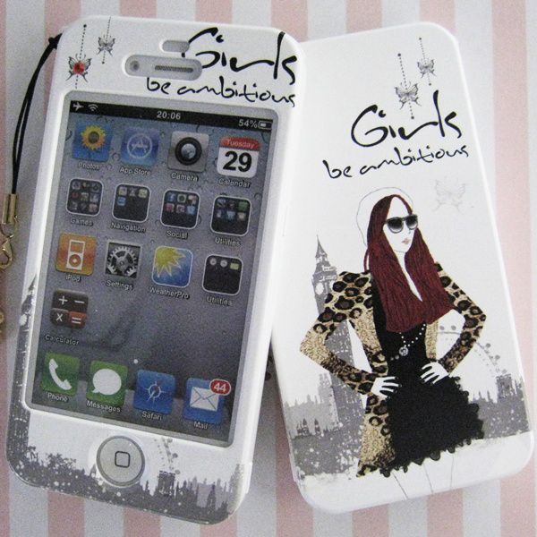 APPLE IPHONE 4G Hard Plastic Case Cover GIRLS  