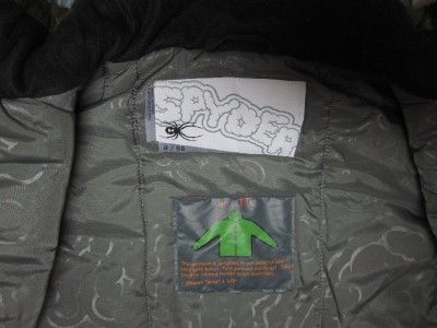   GREEN & GREY WINTER JACKET COAT & COLUMBIA SKI PANTS NEW 4/5  