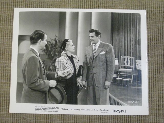 Desi Arnaz Cuban Pete movie still photograph  