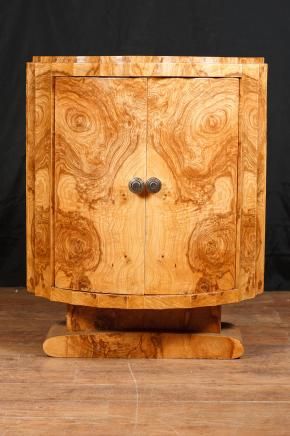 Art Deco Cabinet Crinkle Chest Cupboard Furniture  