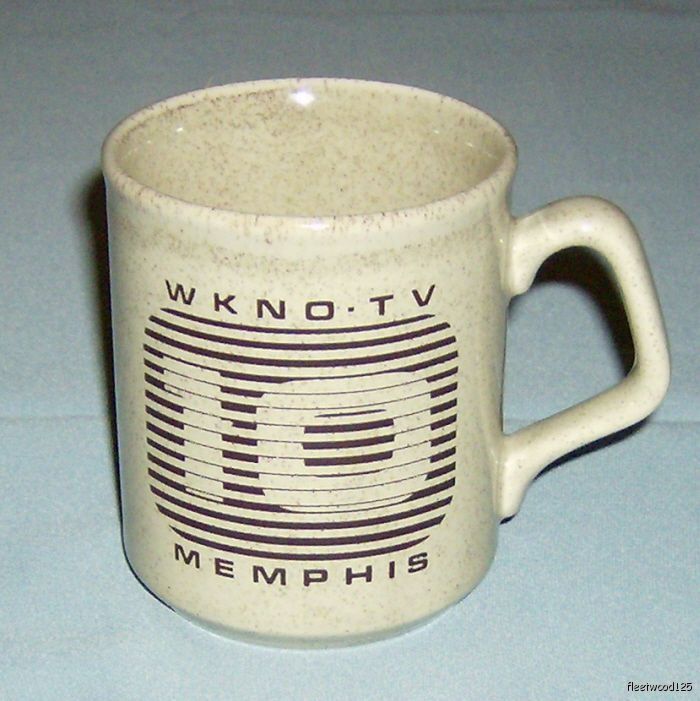 Memphis TV Radio Coffee Cup WKNO TV 10 / WKNO FM 91  