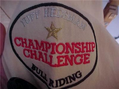   LG Rough Stock Cotton Casual SHIRT TUFF HEDEMAN Bull Riding CHALLENGE