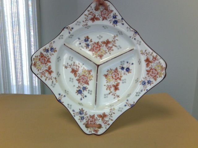 VINTAGE ROYAL TRICO NAGOYA JAPAN CERAMIC DIVIDED PLATE  