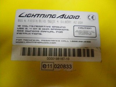 Lightning Audio Bolt B2.300.2   amplifier specifications