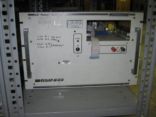 Elgar 1751SX 14 Frequency Changer  