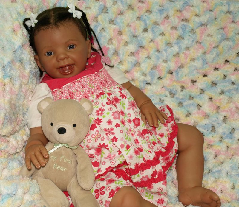 Custom Reborn Ethnic Toddler Donna Rubert Ladybug by Precious Newborns 