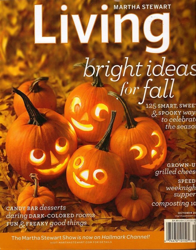   2010 Martha Stewart Living Halloween Decorating Recipes Party Ideas