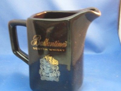 Vintage Ballantines Scotch Whiskey Pitcher/Jug  