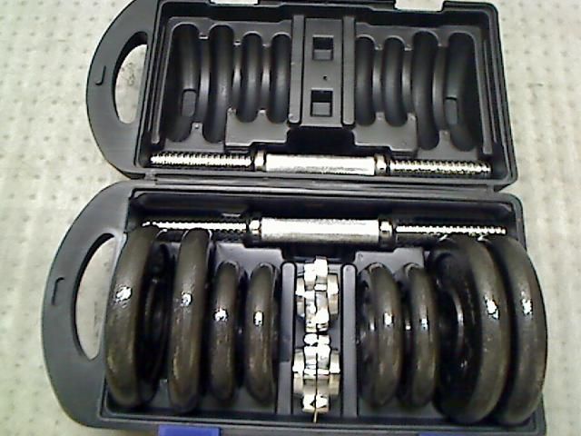 Cap Barbell Solid Hex Dumbbell Set with Rack 40 POUNDS  