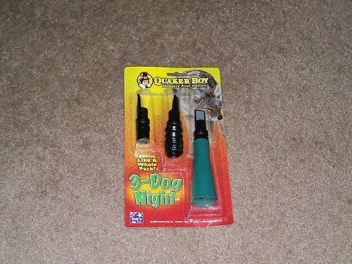 Quaker Boy 3 Dog Night Coyote Calls 3pack  