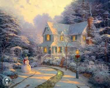 THOMAS KINKADE Painter of Light THE NIGHT BEFORE CHRISTMAS New Jigsaw 