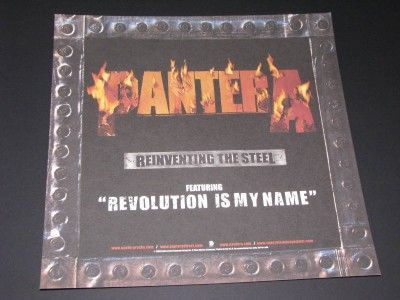 PANTERA REINVENTING THE STEEL PROMO ALBUM POSTER FLAT  