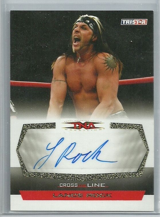 TNA Cross The Line Lance Rock Gold Foil Auto Autograph / 50 WWE  