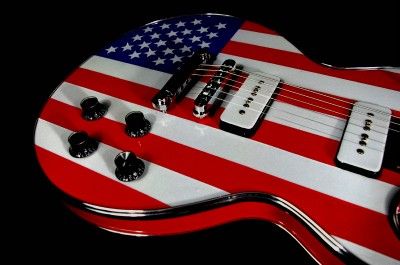   PAUL CUSTOM GUITAR TED NUGENT BY THE ARTIST EL DAGA. ONLY ONE.  