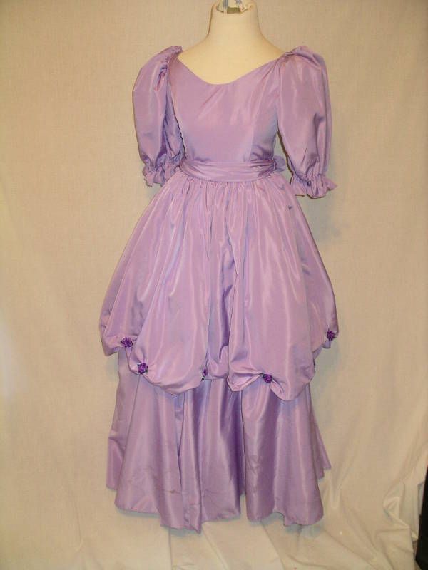 Lavendar Puffy Dress DISNEY PRINCESS BELLE COSTUME   8  