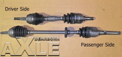 Front Driver Passenger CV Drive Shaft A/T Non ABS Pair  