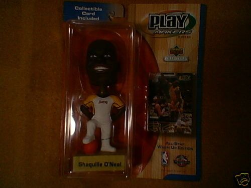 2001 SHAQUILLE ONEAL BOBBLE HEAD UPPER DECK PLAYMAKERS  