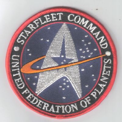 Star Trek Next Generation Starfleet Command Patch Blue  