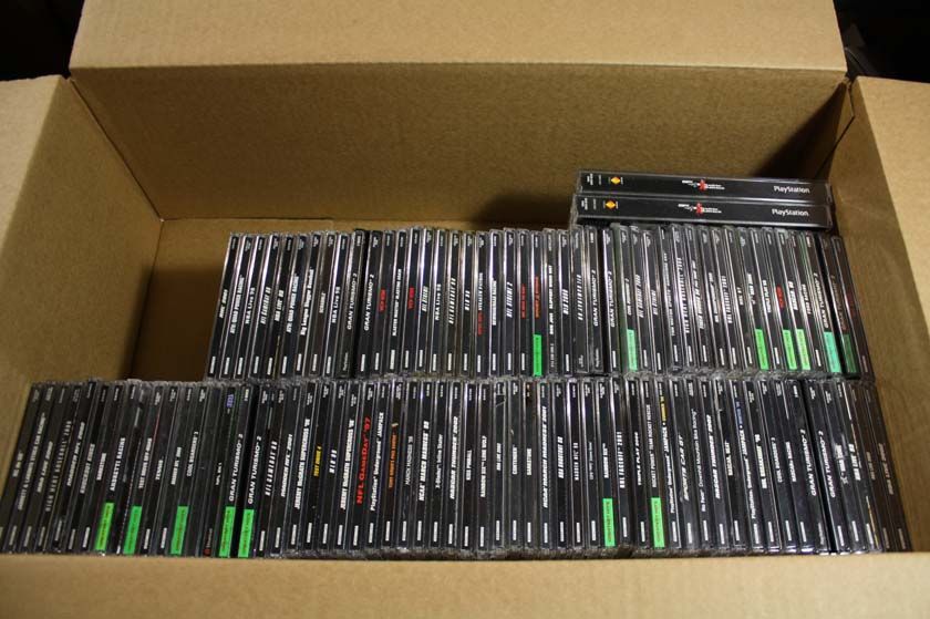 HUGE WHOLESALE LOT 100 PS1 Playstation 1 Games  