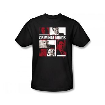 Criminal Minds Character Panels CBS TV Show T Shirt Tee  