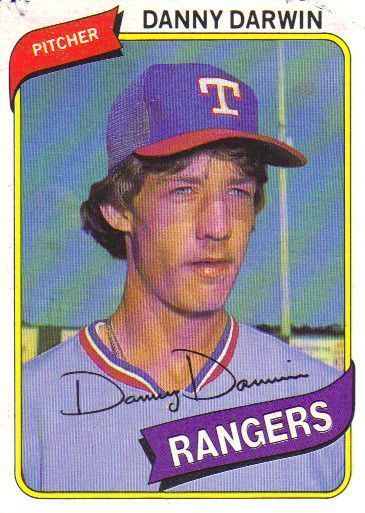 Topps 1980 Texas Rangers  Danny Darwin   