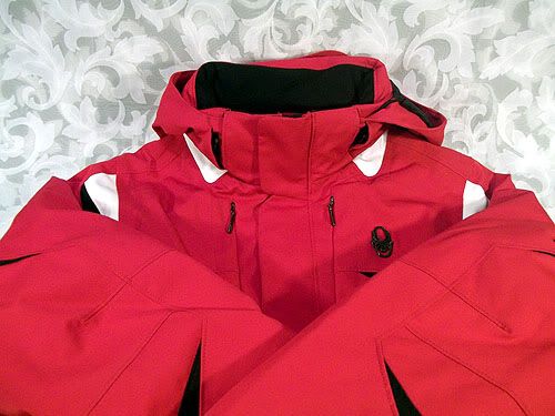 SPYDER Kitzbuhel Ski Snowboard Jacket Mens S600 RED/BLK/WHT  