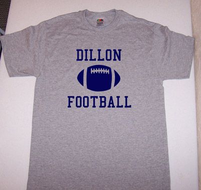 Friday Night Lights Panther #7 dillon football T SHIRT  