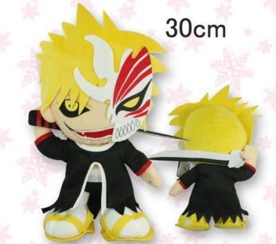 Bleach Ichigo Kurosaki w/ Hollow Mask 12 Doll Soft Plush Stuffed Toy 