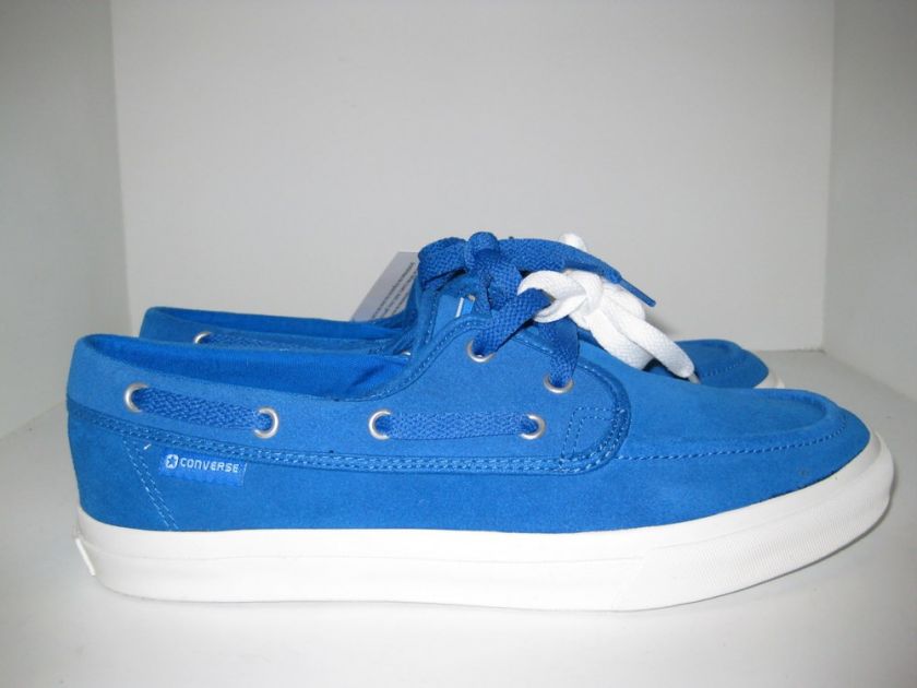 Converse Sea Star Ox Skydiver blue white boat shoe jack  