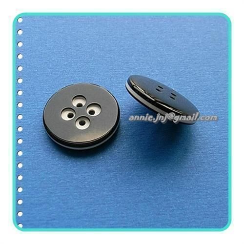 12 Coat Jacket Sweater Sewing Button 25mm 1 Black L187  