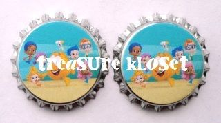 Bubble Guppies Set #2 Sealed Bottle Caps  