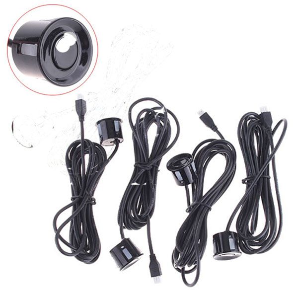 Professional Car Parking Reverse Backup Radar 4 Sensor System Alarm 