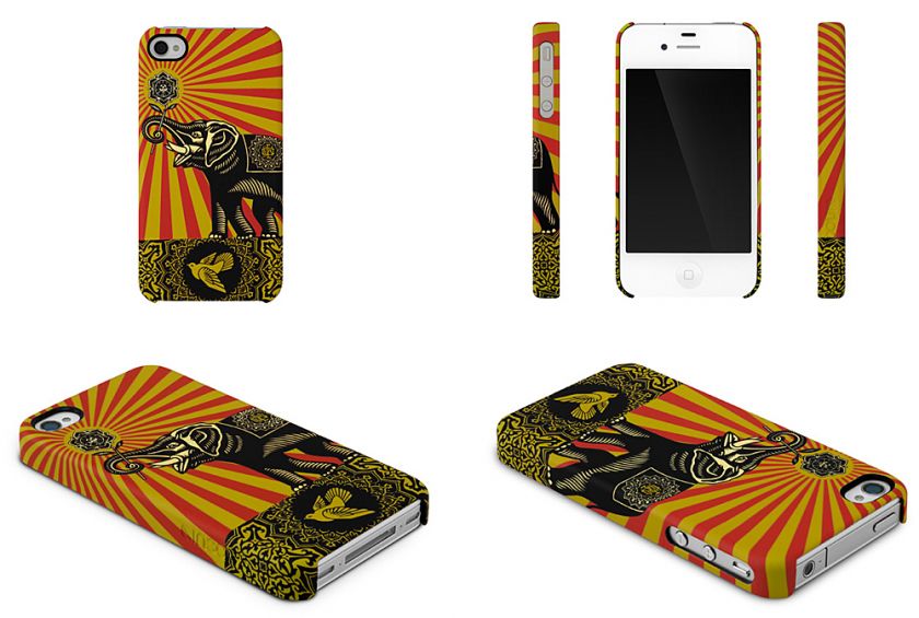 INCASE SHEPARD FAIREY OBEY GIANT ELEPHANT SNAP CASE APPLE IPHONE 4/4S 