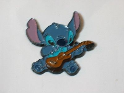 Stitch with guitar, Stitch and Lilo Disney Lapel Pin  