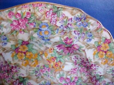 James Kent Crazy Paving Chintz Plate 9  