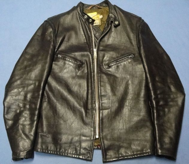 1960s SCHOTT PERFECTO CAFE RACER MOTORCYCLE JACKET  